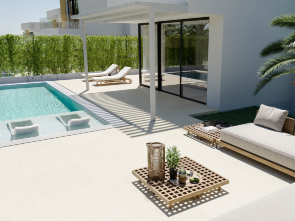 8231FIN Moderne villa in aanbouw te koop in Finestrat