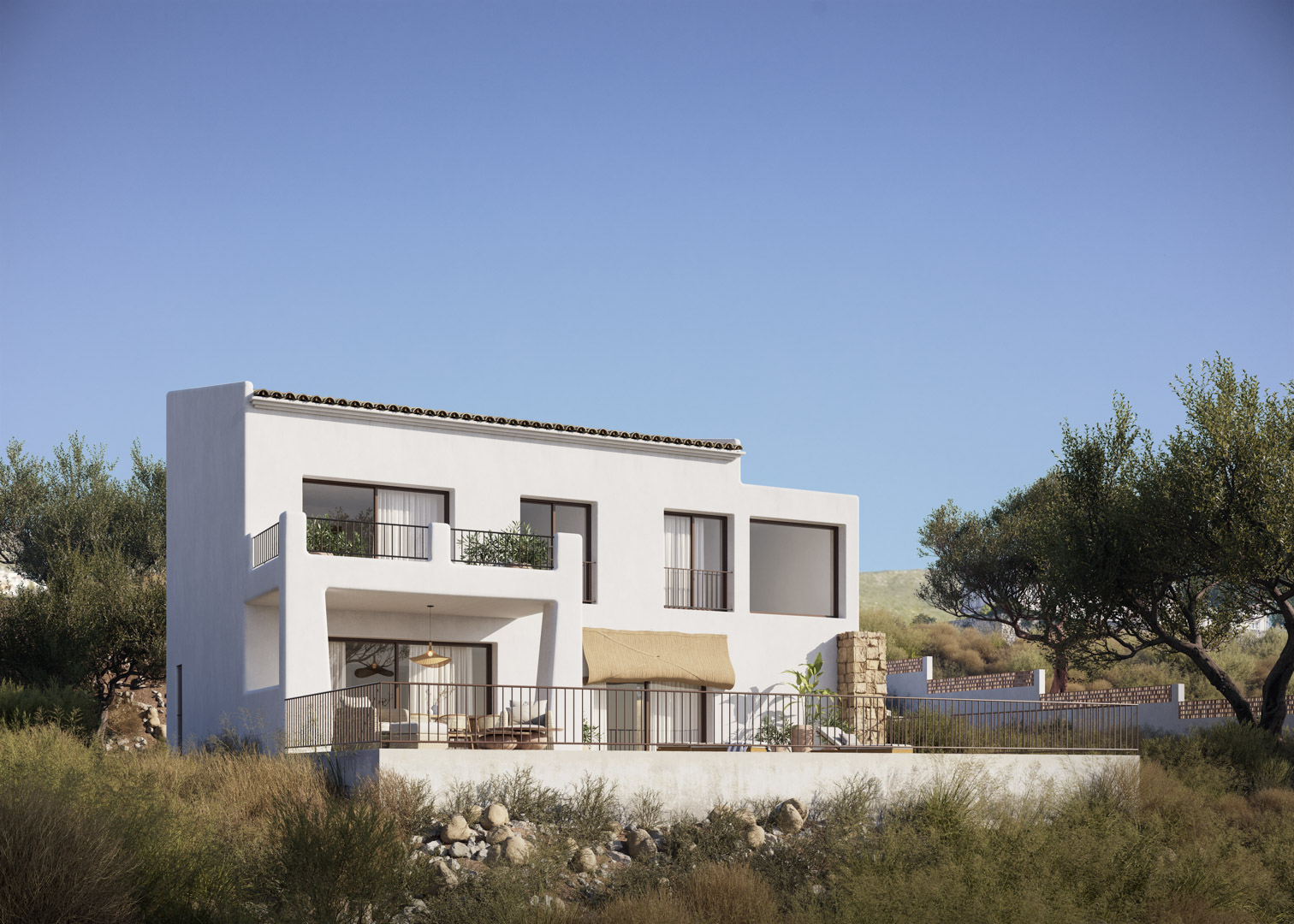 4599ALC_06 4599ALC Ibizastijl villaproject met licentie te koop in Alcalalí,
