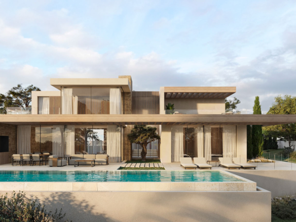 4613BEN Villa project met zeezicht op een steenworp afstand van het La Fustera strand