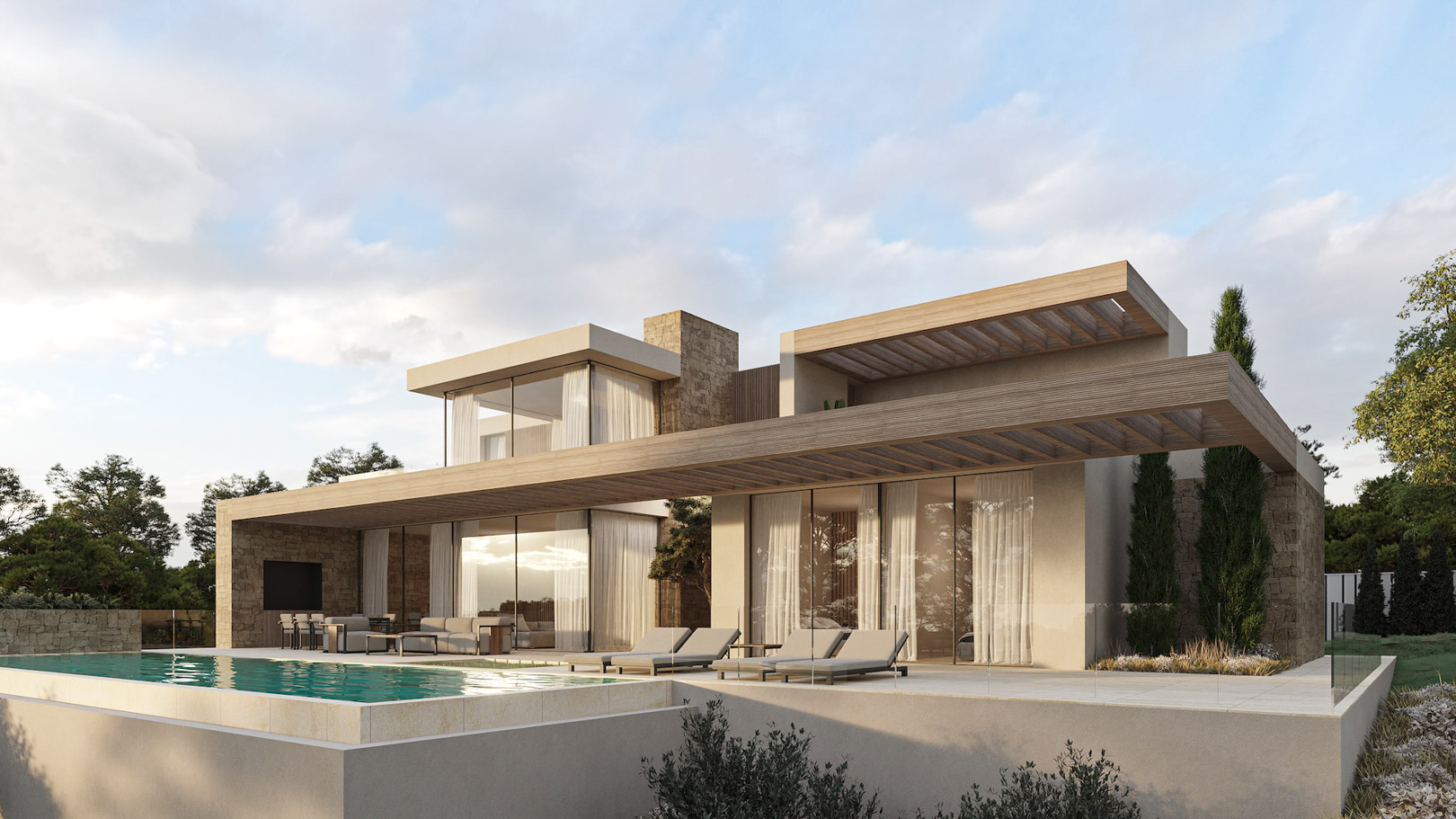 4613BEN_2-2 4613BEN Villa project met zeezicht op een steenworp afstand van het La Fustera strand