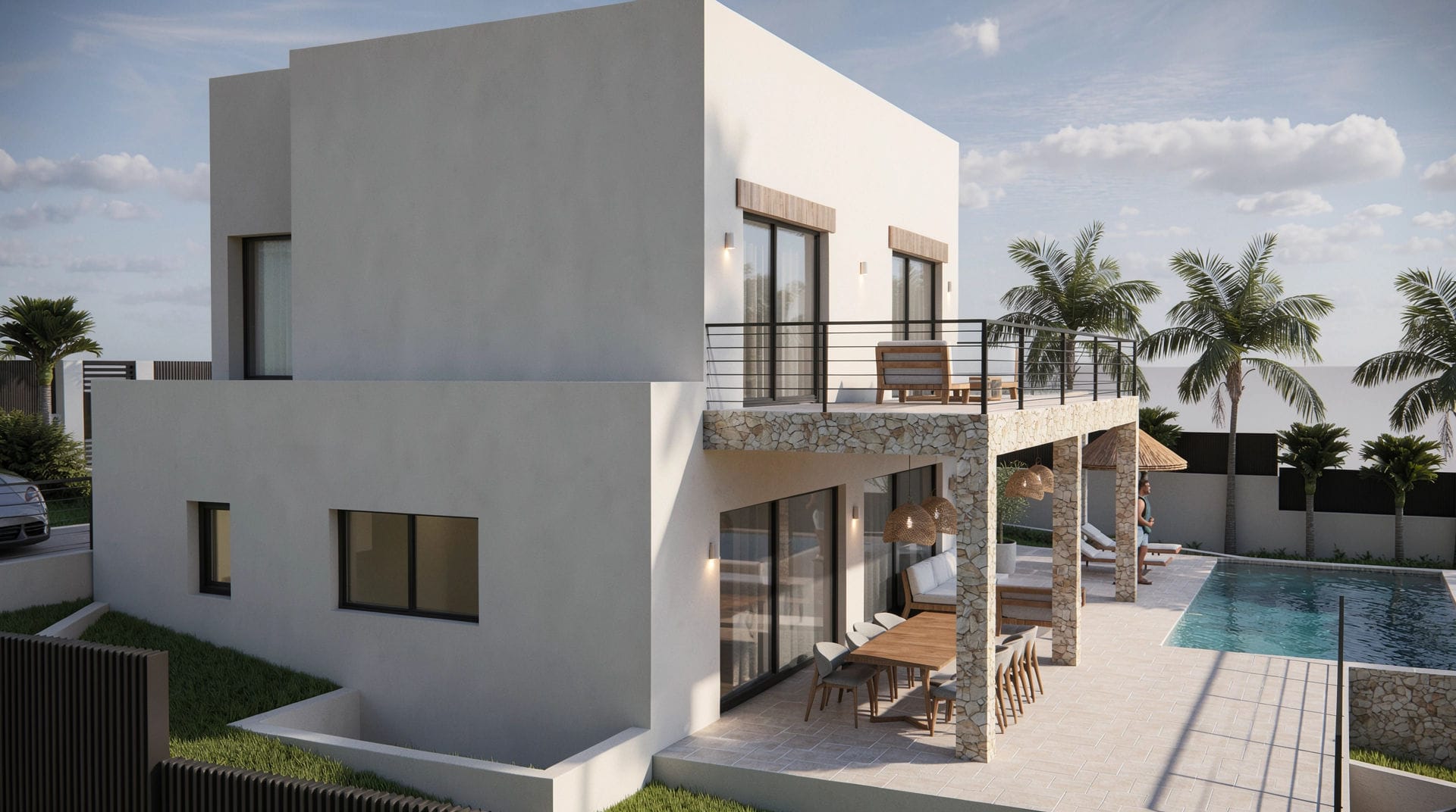C4XY4629JAV Nieuwbouw villa in aanbouw te koop in Valsol, Jávea