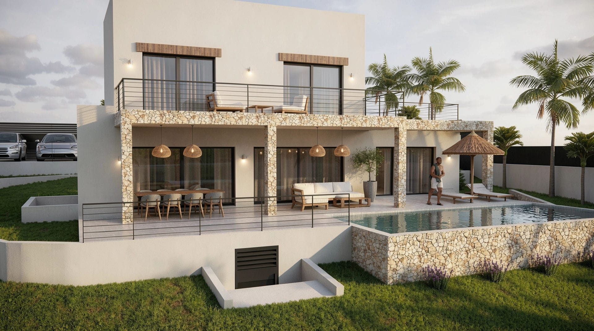 C4XY4629JAV Nieuwbouw villa in aanbouw te koop in Valsol, Jávea