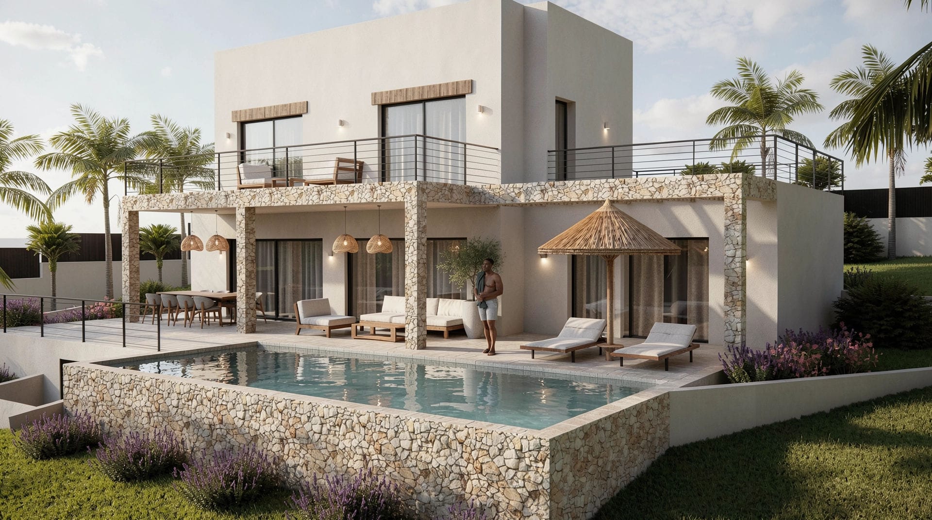 C4XY4629JAV Nieuwbouw villa in aanbouw te koop in Valsol, Jávea