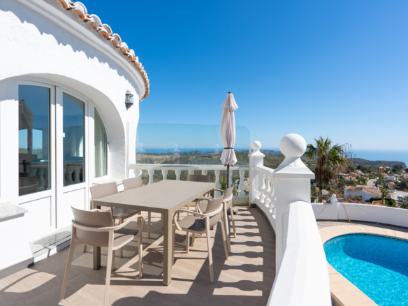 C4XY4635BELL Ruime villa met panoramisch zeezicht te koop in Cumbre del Sol, Benitachell