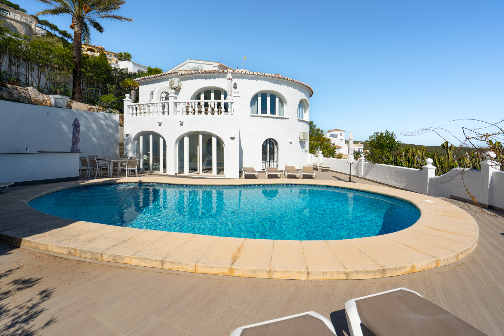 C4XY4635BELL Ruime villa met panoramisch zeezicht te koop in Cumbre del Sol, Benitachell