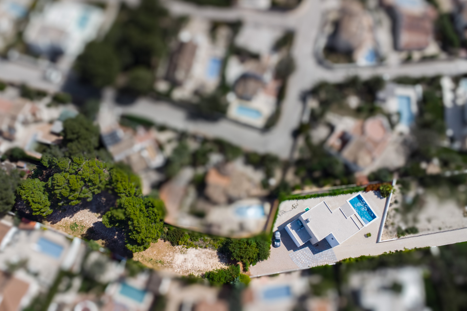 4644BEN Nieuwbouw villa met zeezicht op vlak grondstuk van 1715 m2 te koop in La Fustera, Benissa