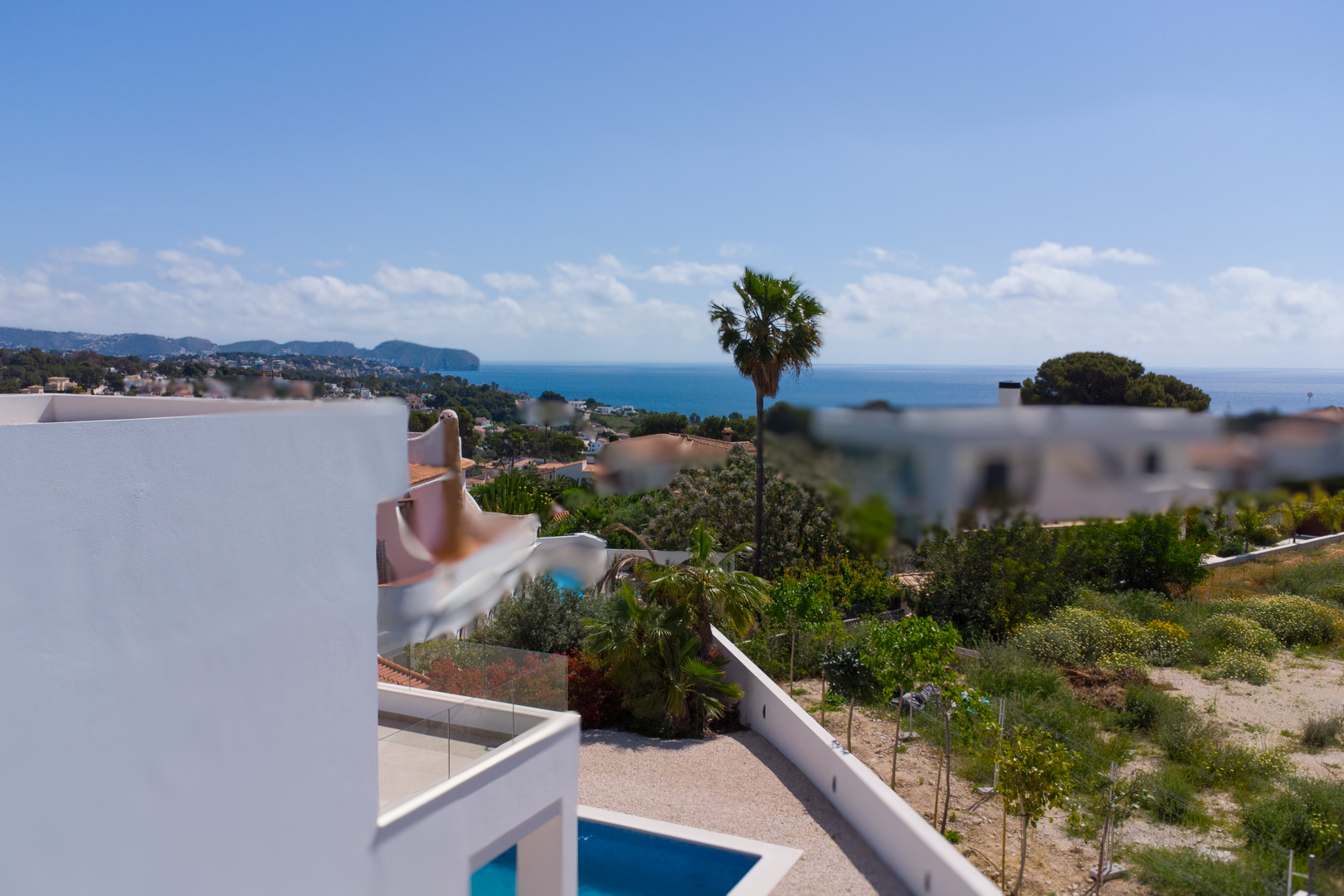 4644BEN Nieuwbouw villa met zeezicht op vlak grondstuk van 1715 m2 te koop in La Fustera, Benissa