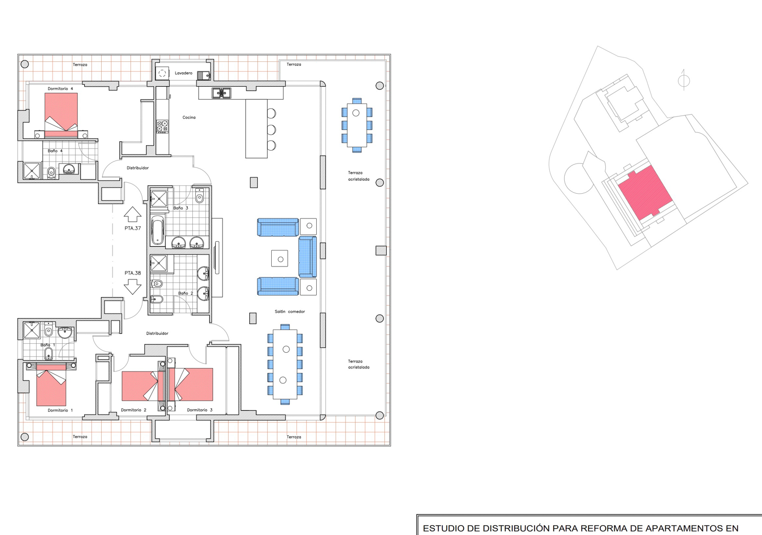 C4XY45657CAL Twee aangrenzende eerstelijns penthouses met panoramisch zeezicht en mogelijkheid tot unificatie te koop in Calpe