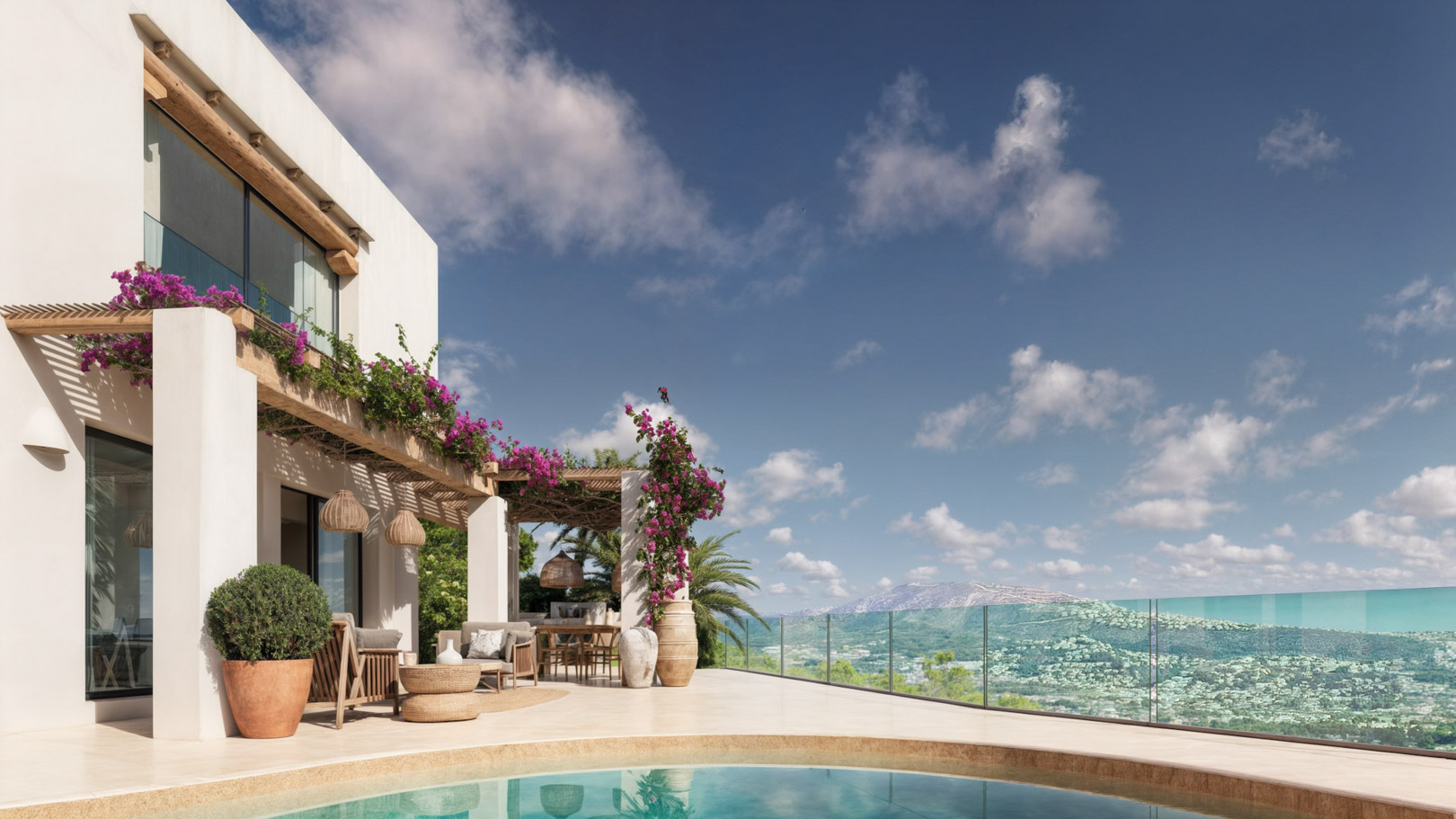7105MOR_08 7105MOR Villa in Ibiza-stijl met panoramisch uitzicht te koop in Moraira