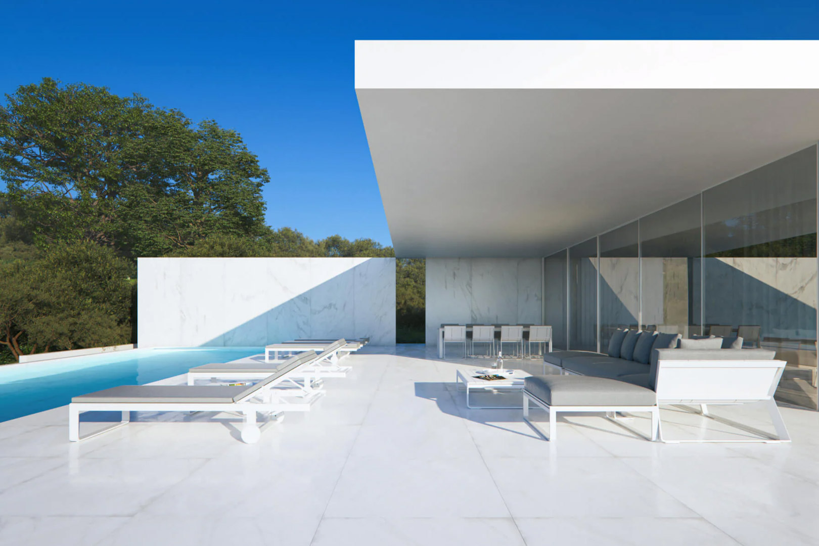 8311MOR-2.1 8311MOR Designvilla in aanbouw, met open zeezicht, te koop in Moraira.