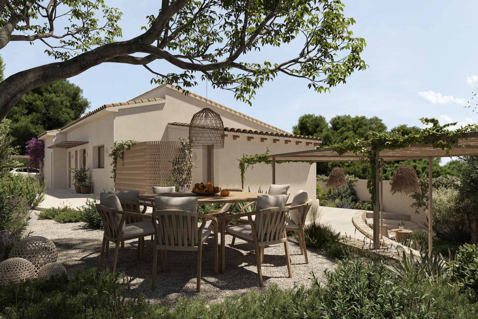 8318BEN-5 8318BEN Villa met renovatieproject en uitzicht op zee te koop in Benissa.