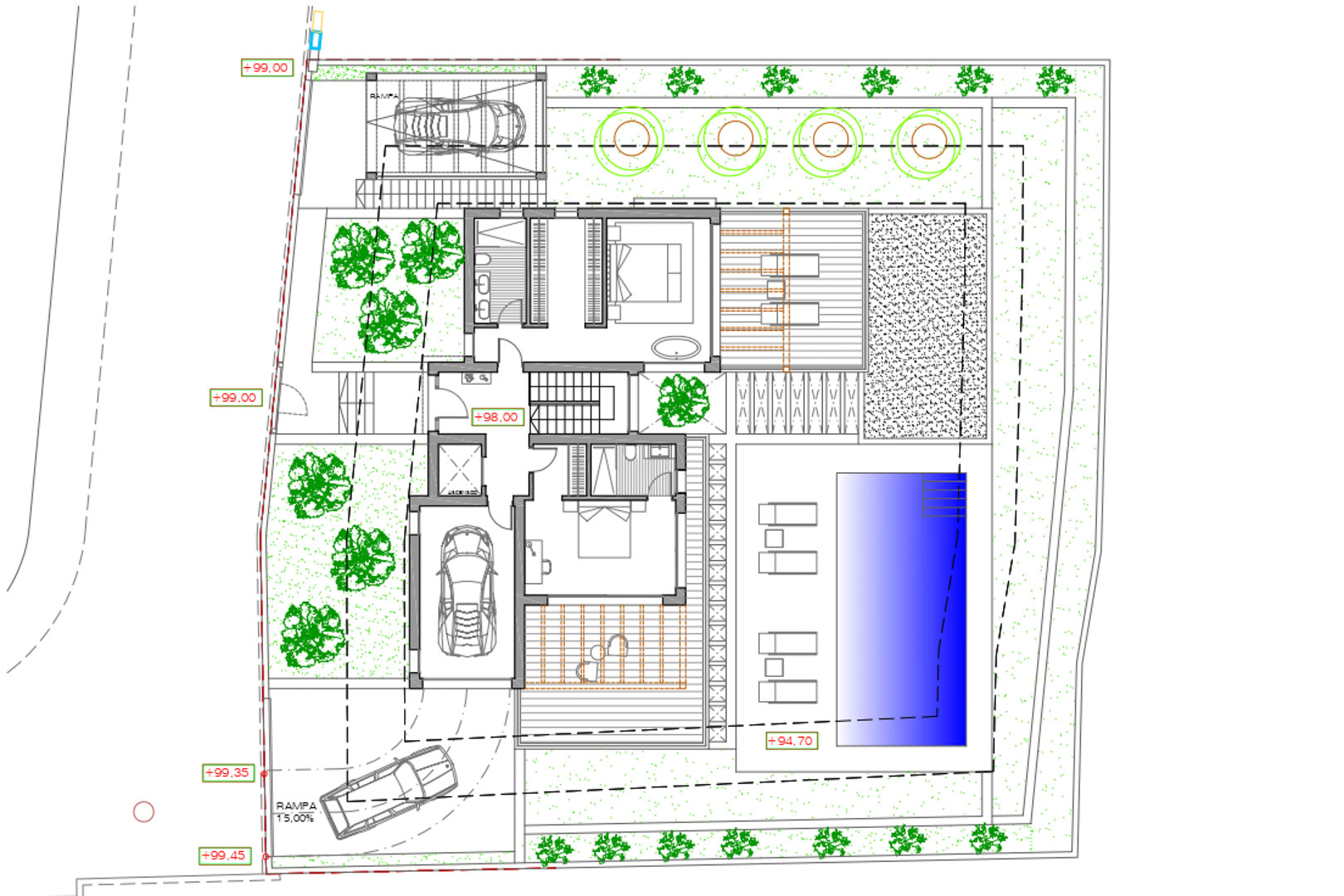 8325MOR-6 8325MOR Villaproject met uitzicht op zee, in aanbouw, te koop in Moraira.