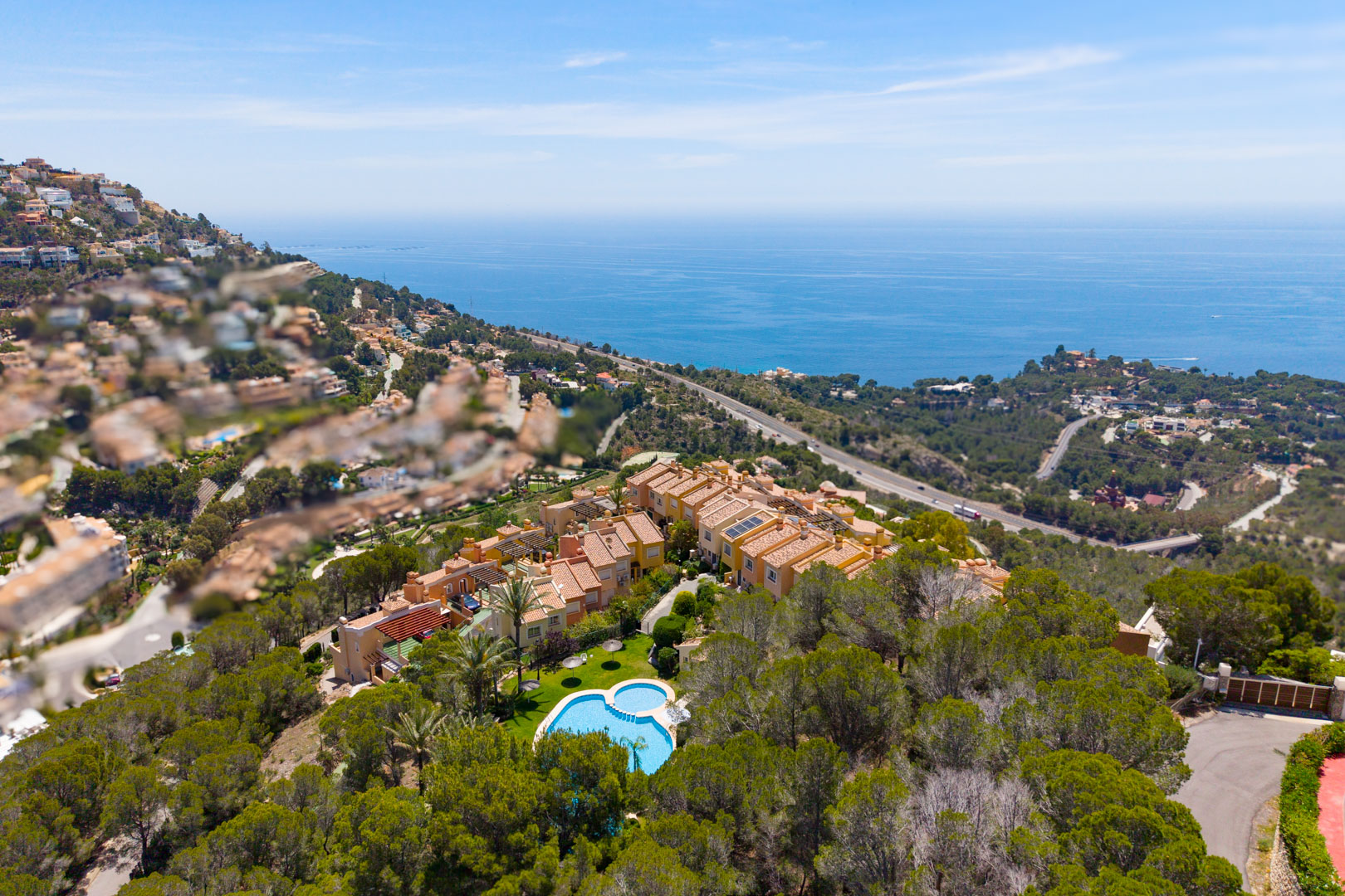 default C4XY8335ALT Geschakelde woning met zeezicht te koop in Altea Hills