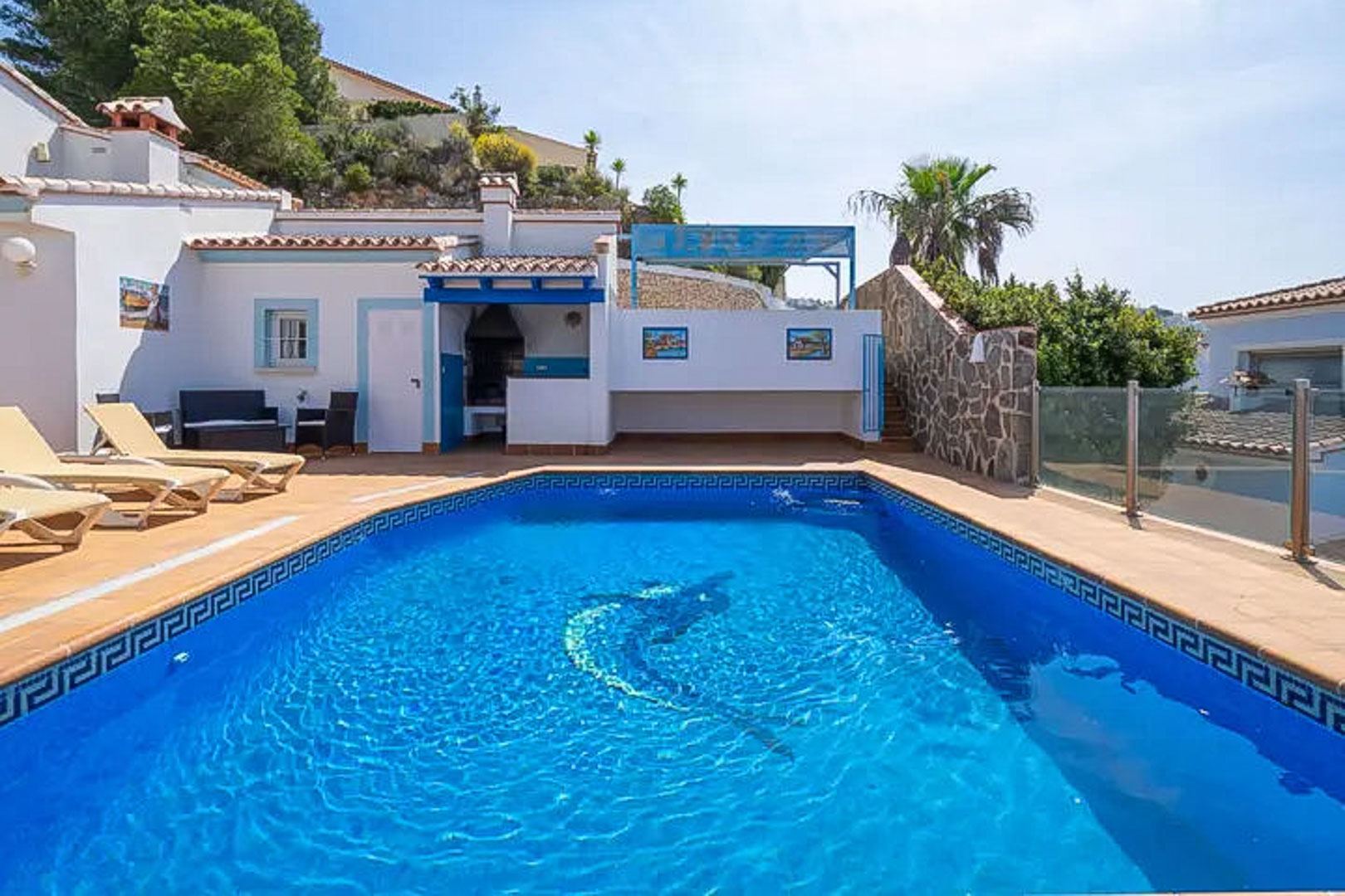9001MOR-29 9001MOR Villa met zwembad en zeezicht te koop in Moraira.
