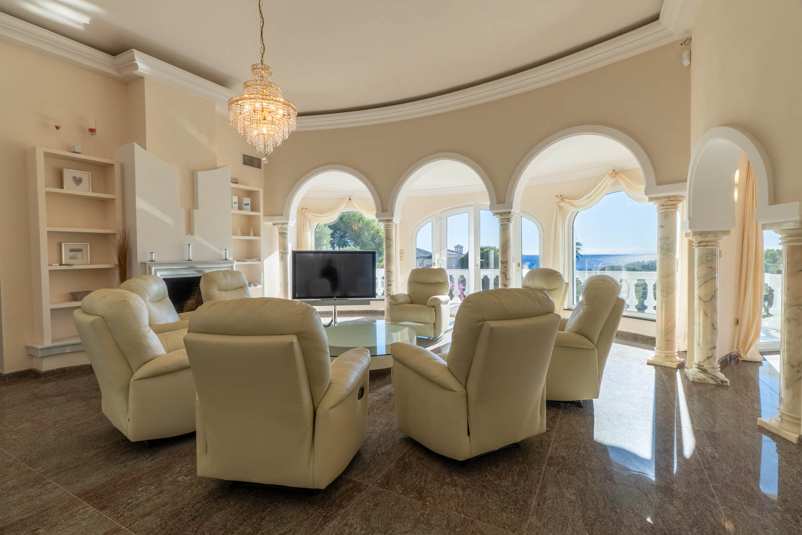 9006BEN Mediterrane villa met panoramisch uitzicht op zee te koop in Benissa.