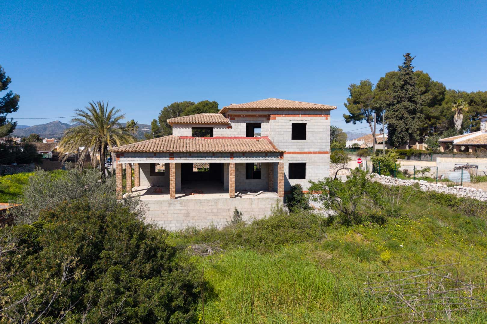 default 9009GAT Traditionele woning in mediterrane stijl, nog af te werken, te koop in Gata de Gorgos.