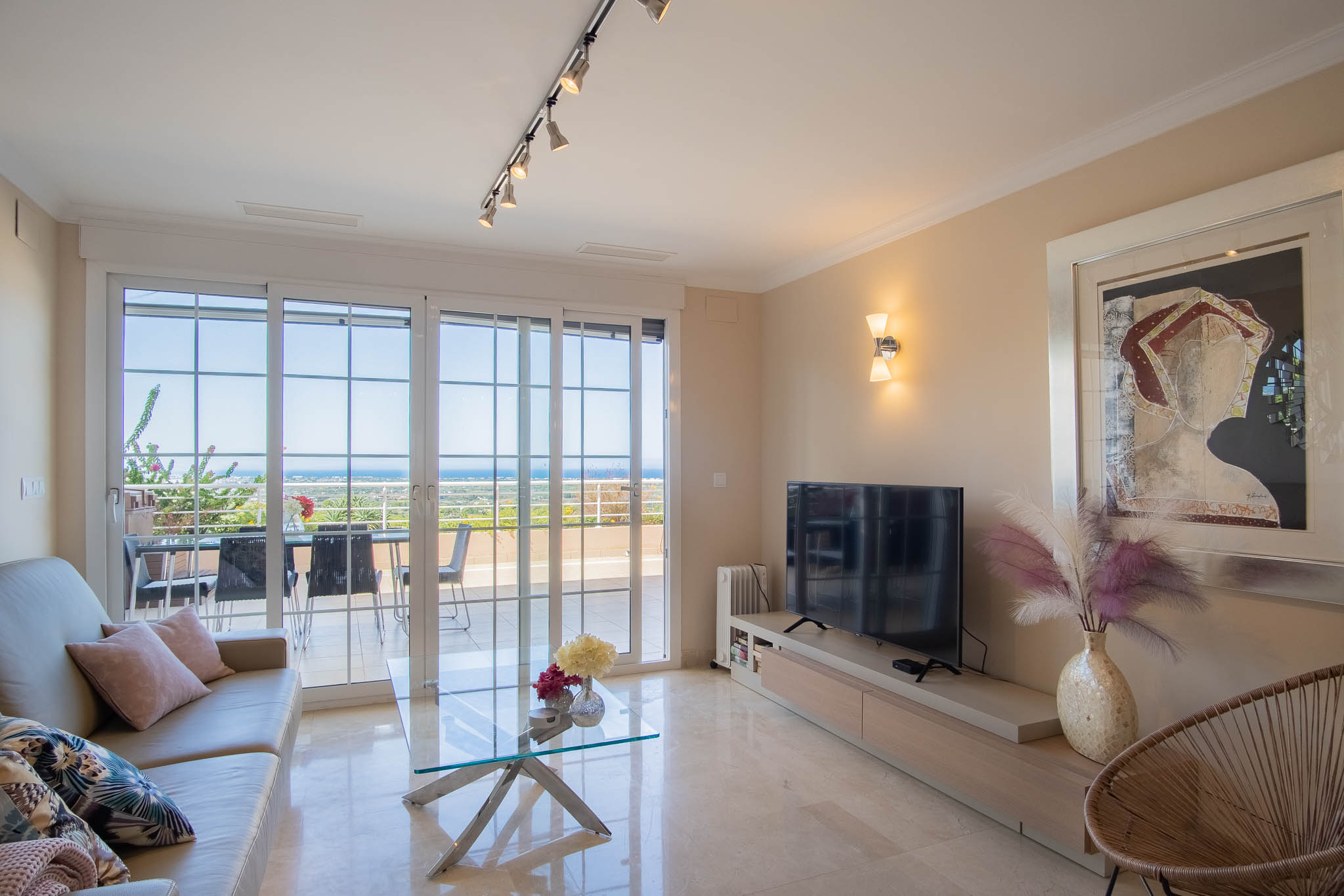 9010PED Appartement met panoramisch uitzicht op zee te koop in La Sella, Pedreguer.
