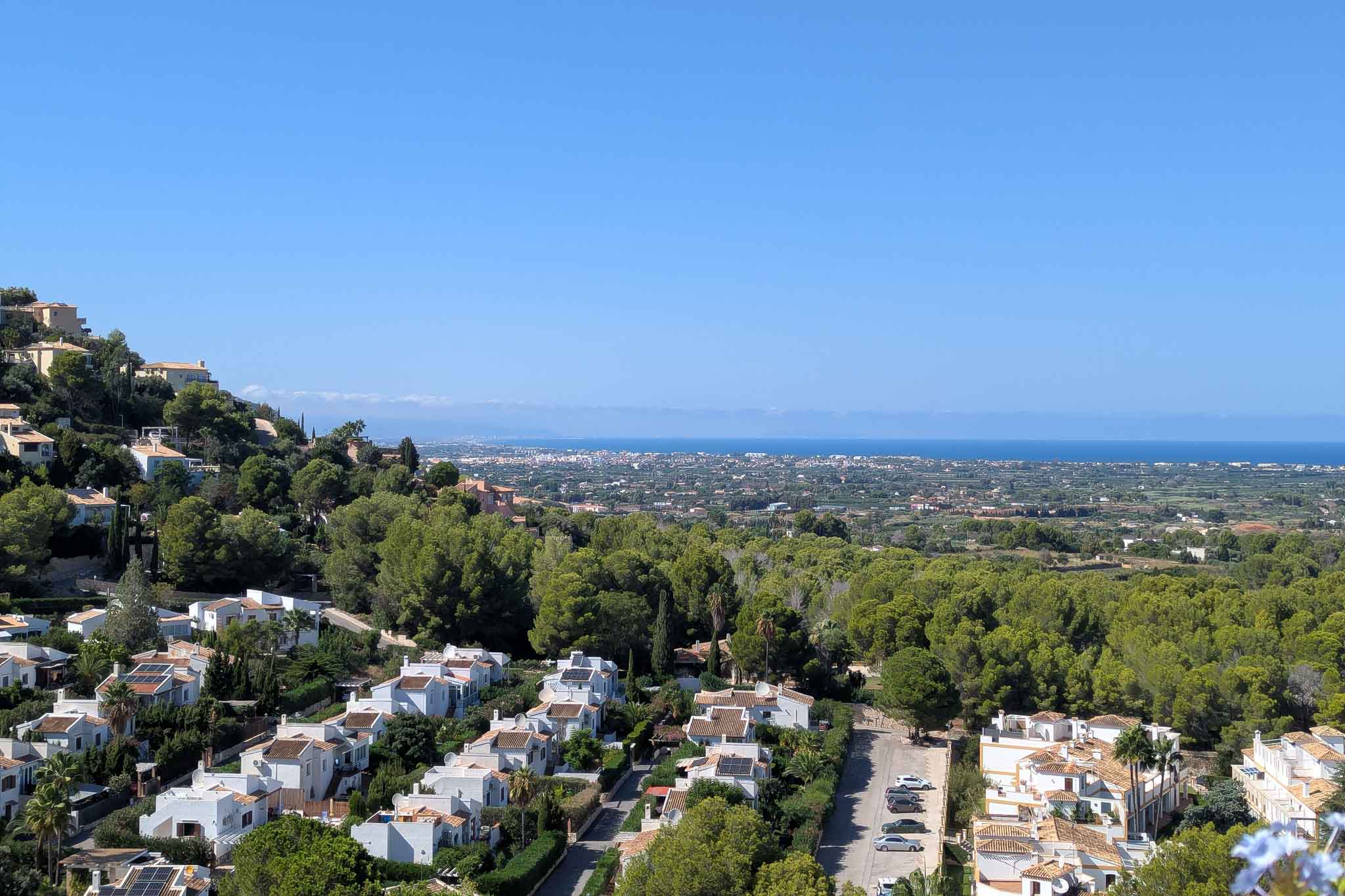 9010PED Appartement met panoramisch uitzicht op zee te koop in La Sella, Pedreguer.
