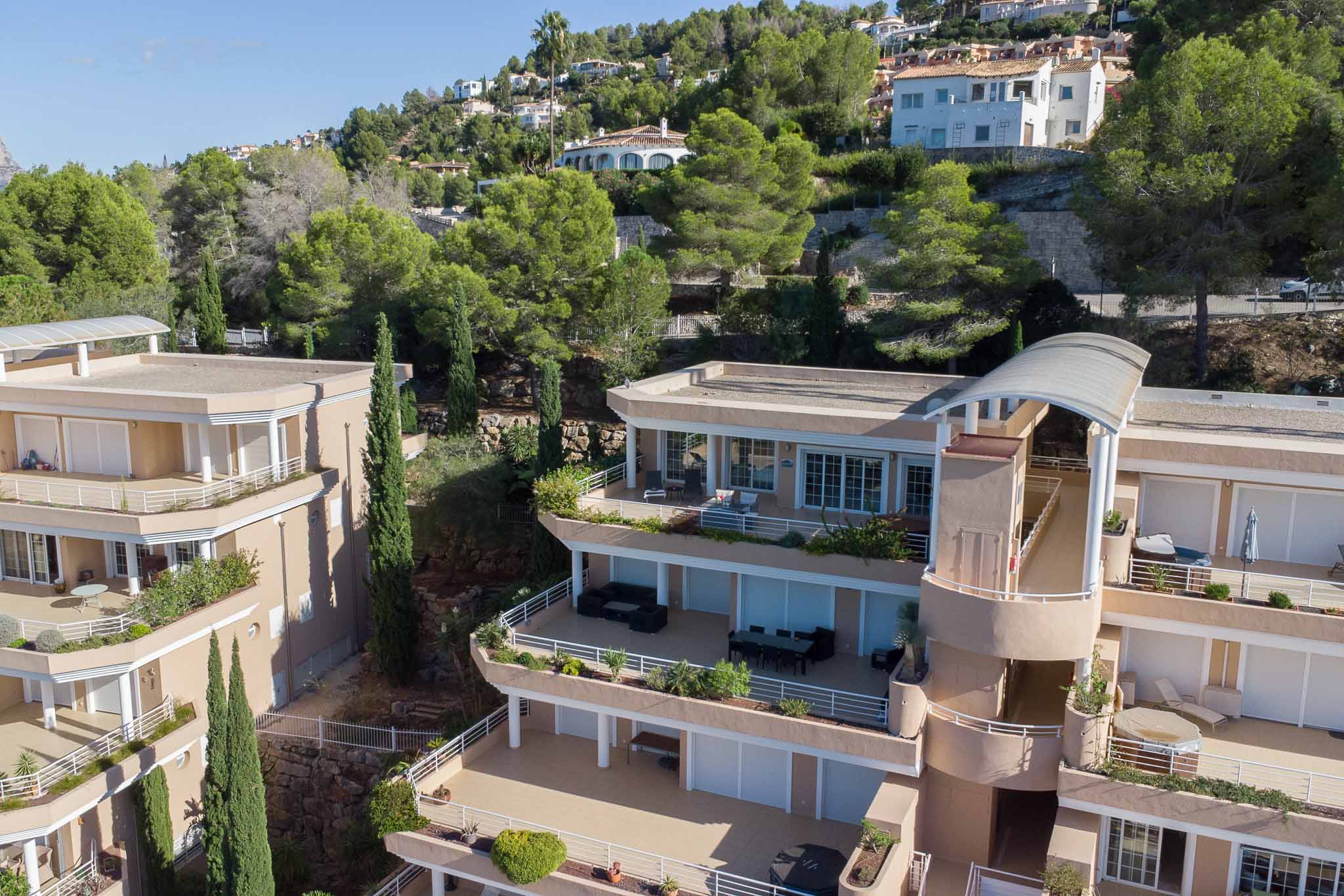 9010PED Appartement met panoramisch uitzicht op zee te koop in La Sella, Pedreguer.