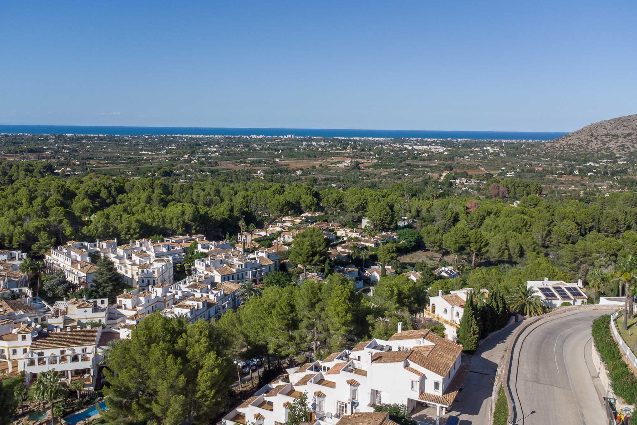 9010PED Appartement met panoramisch uitzicht op zee te koop in La Sella, Pedreguer.