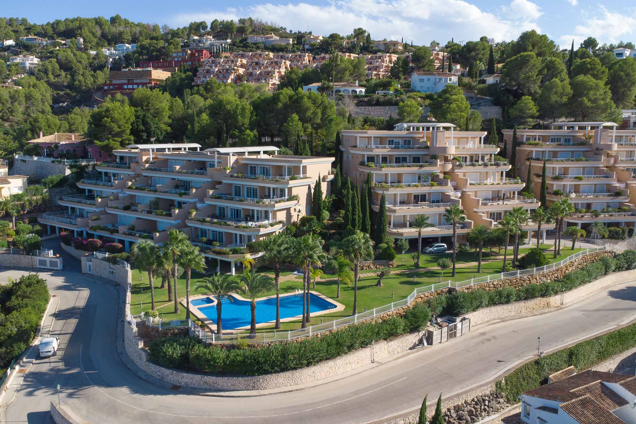 9010PED Appartement met panoramisch uitzicht op zee te koop in La Sella, Pedreguer.