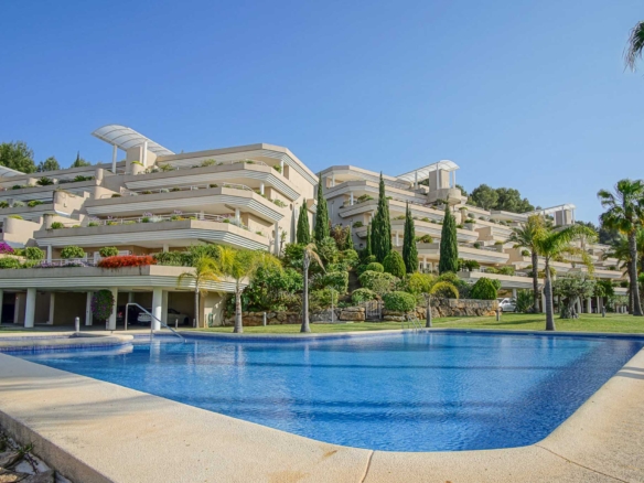 9010PED Appartement met panoramisch uitzicht op zee te koop in La Sella, Pedreguer.