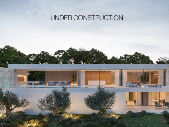 4671MOR Impressionante luxe villa in aanbouw te koop in Moraira